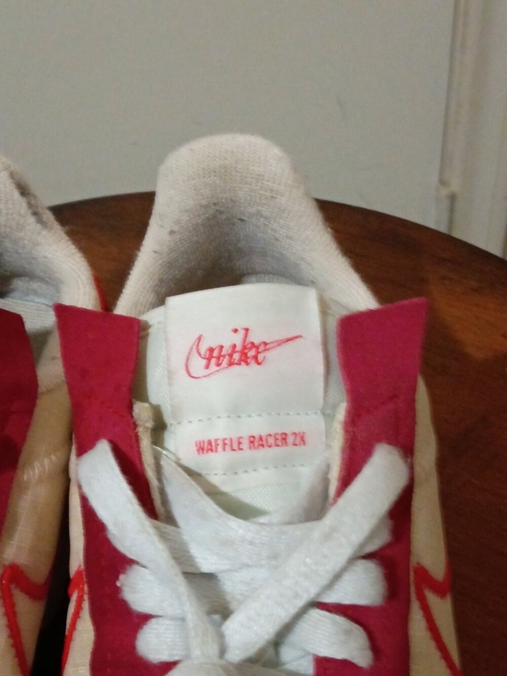 Nike Women's Waffle Racer 2X Monarch Siren Red Pearl 2021 CK6647-800 Size 7.5 US - Picture 5 of 15